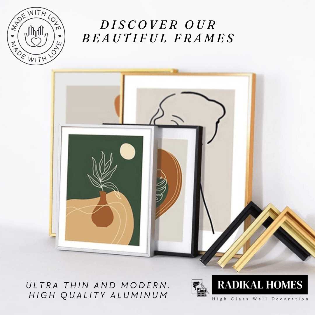 DIY modern frames