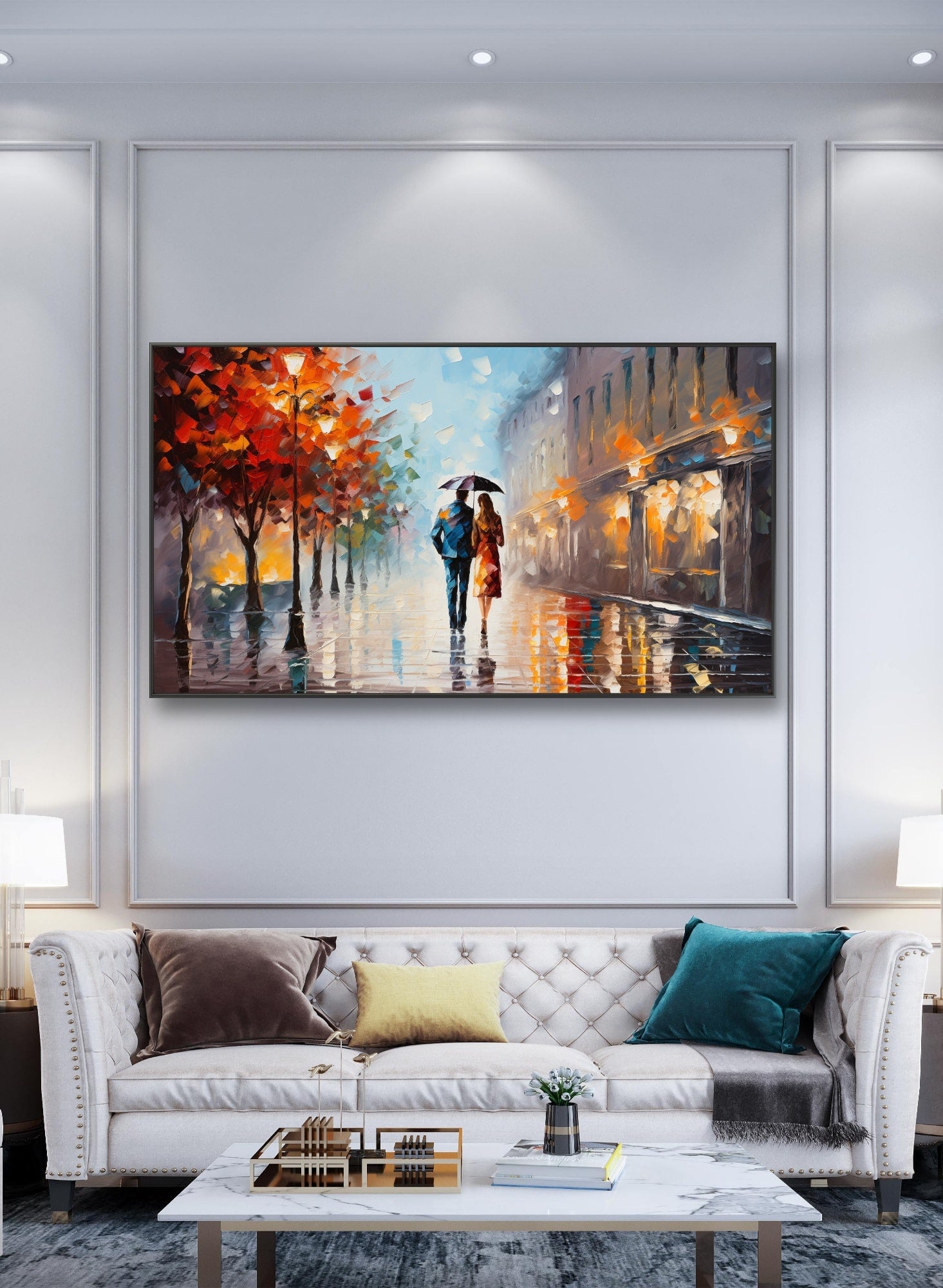 Rainy Romance Boulevard