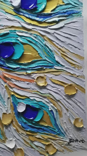 peacock's paintings details