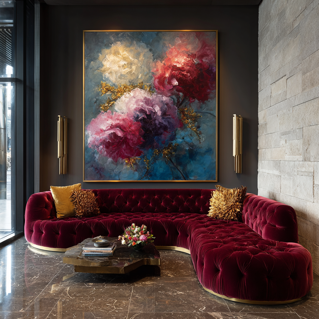 yubran_Penthouse_lounge_limestone_slab_wall_fluted_brass_sconce_643a8759-9fc8-4fbe-9681-467440103ef4.png