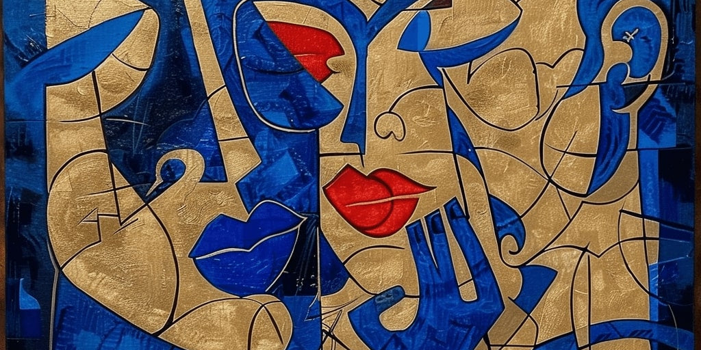 Massive XXL luxurious and hand painted wall decoration 