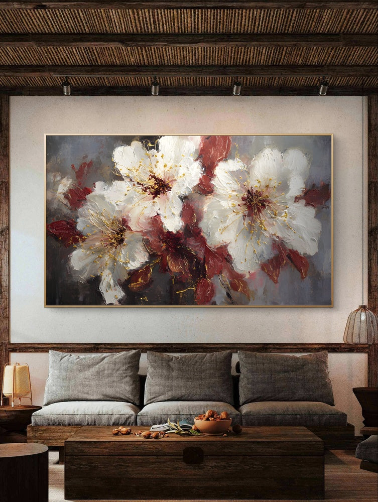 Gilded Ember Blossoms