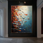 Tides of Color (Custom Size 45”x 60” / 115x153cm) WxH