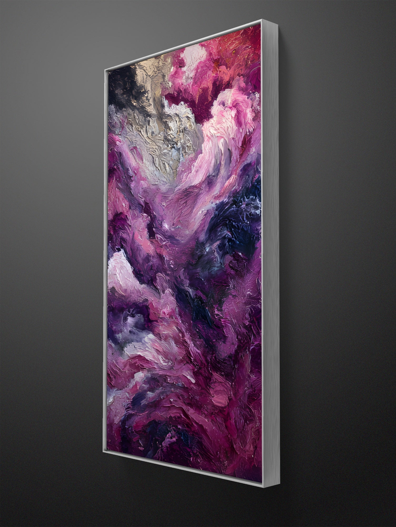 Radikal Homes Purple Pink Abstract Ca...