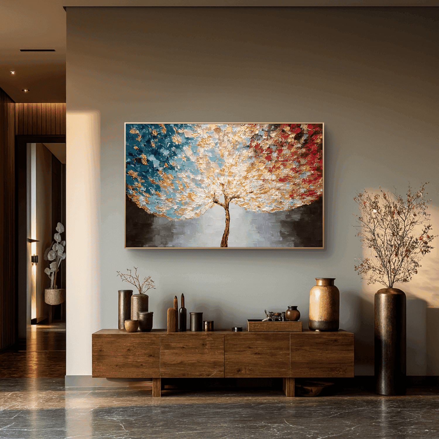 Wine & Sapphire Tree