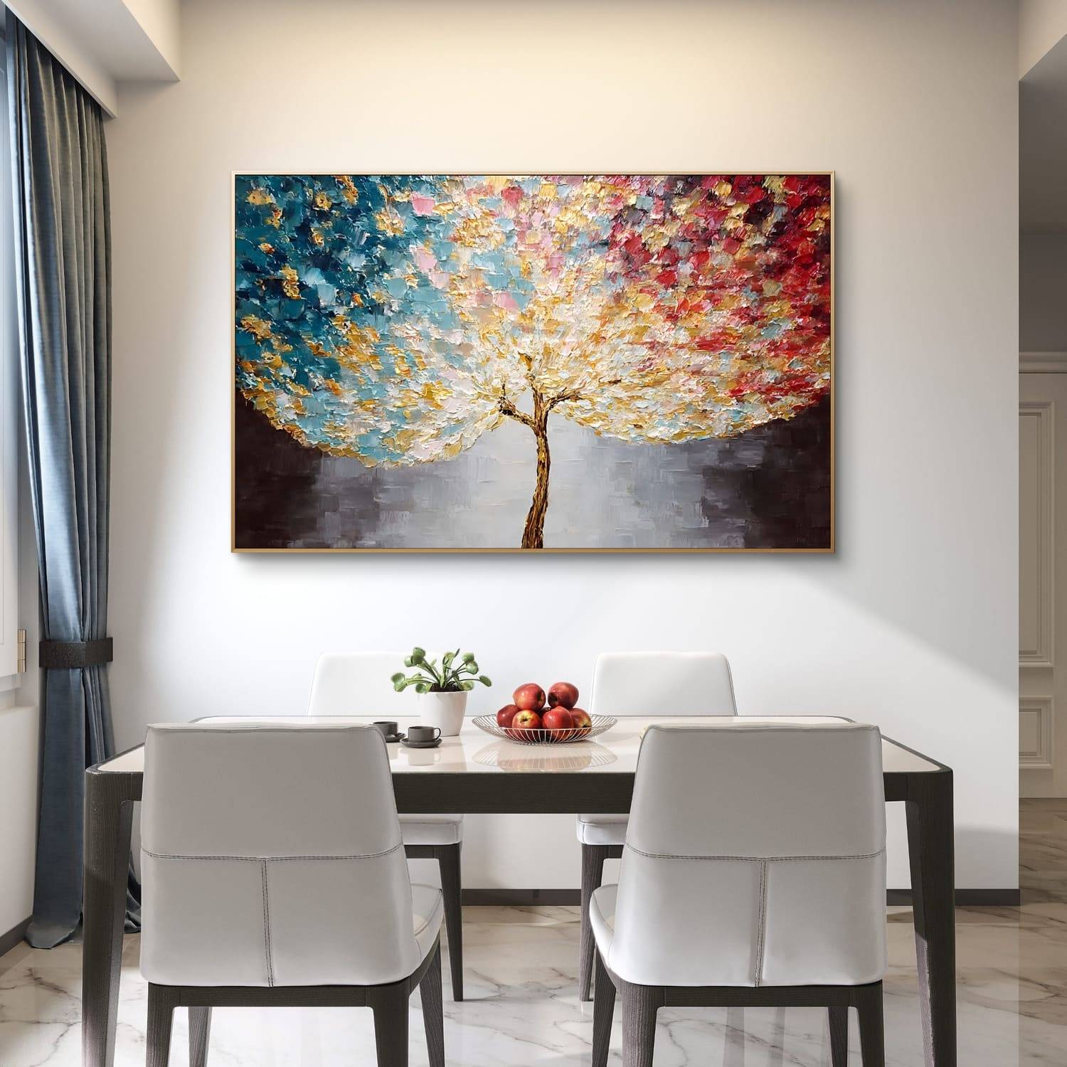 Wine & Sapphire Tree