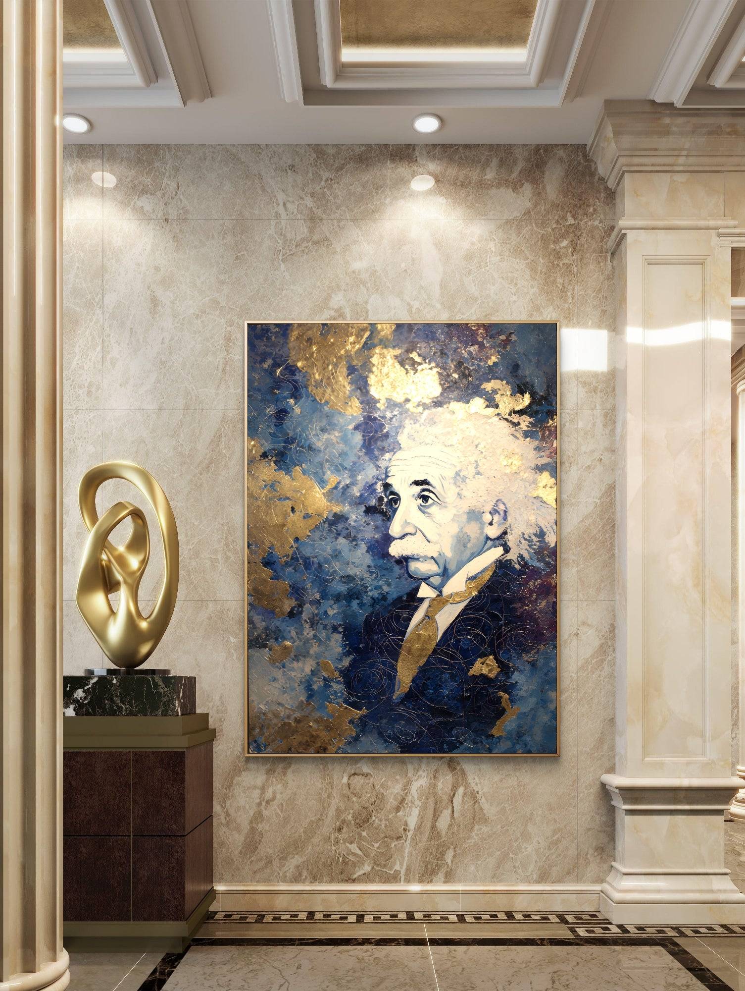 Edition of 1: Scientific Genius Portrait, 1950s