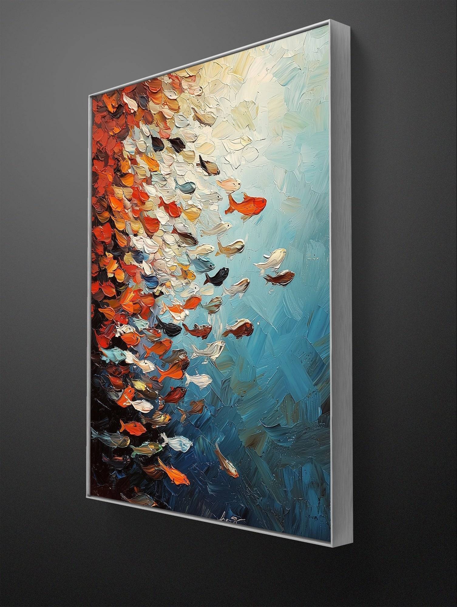 Tides of Color (Custom Size 45”x 60” / 115x153cm) WxH