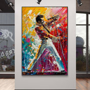 Elvis Presley painting on canvas