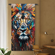 Gaze of Courage - XXL Hanging Modern Art