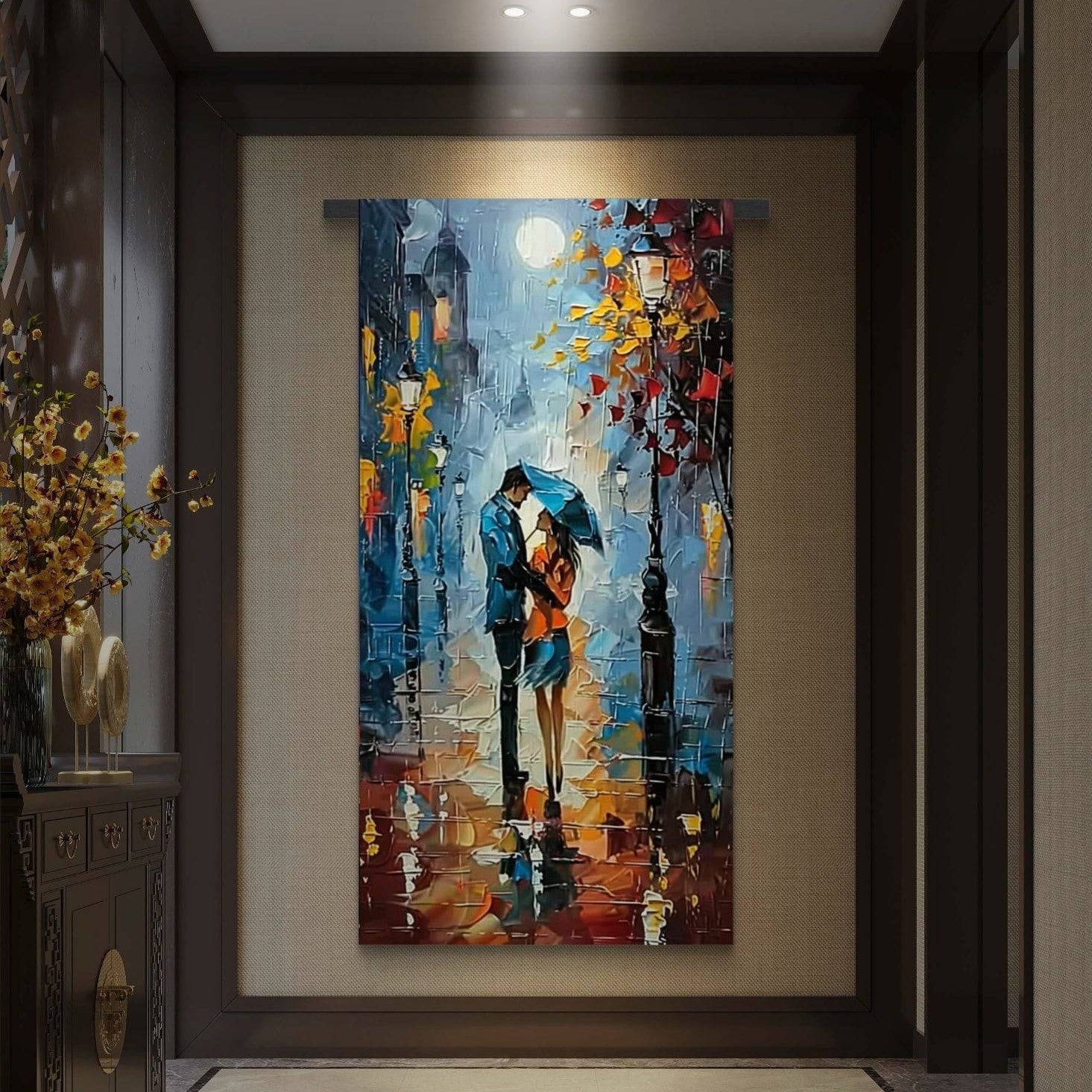 Enchanted Evening - XXL Hanging Modern Art