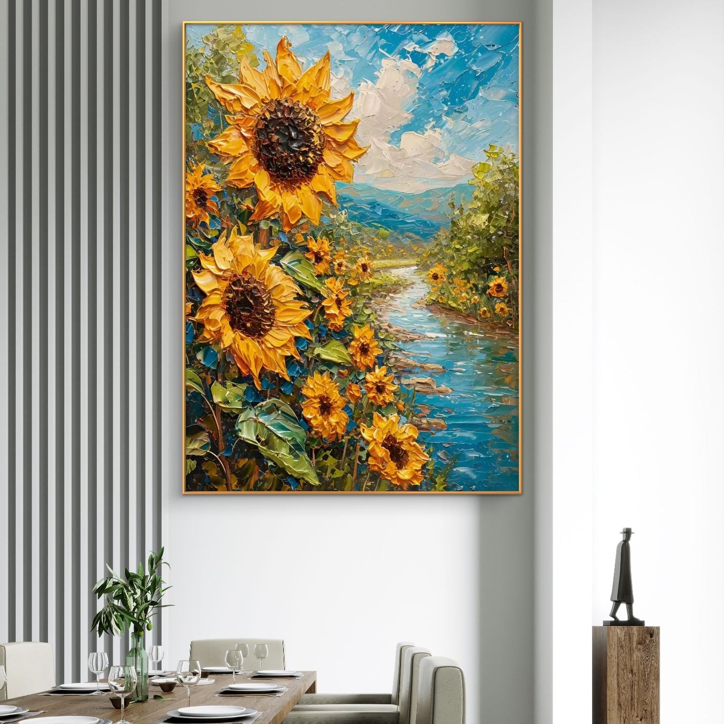 Sunflowers Oil Canvas Painting