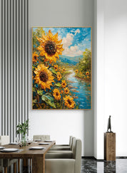 Sunflowers Oil Canvas Painting