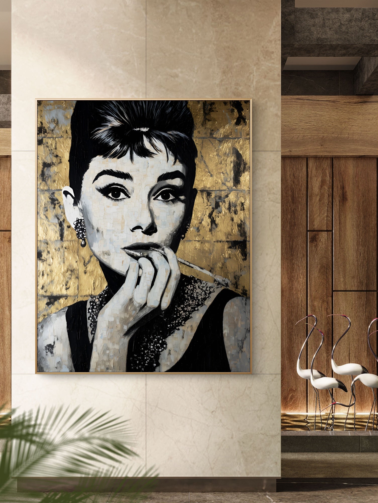 Parisian Elegance 1960s - Hand-Painted Fashion Icon Art | Radikal