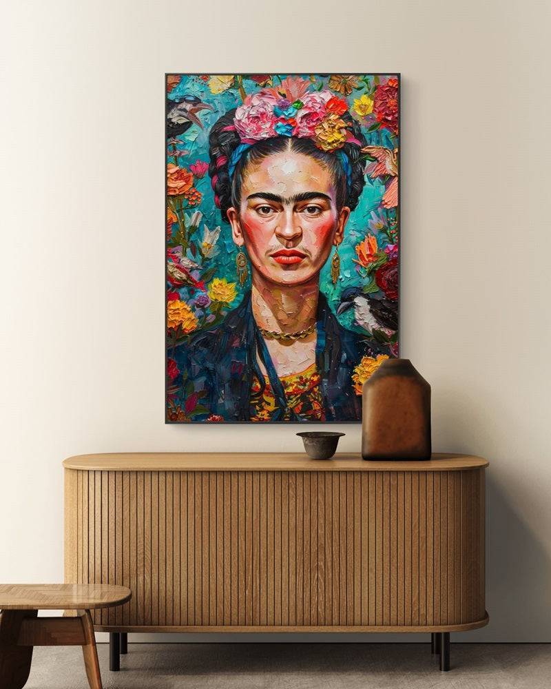 Colorful Tribute to Frida Kahlo