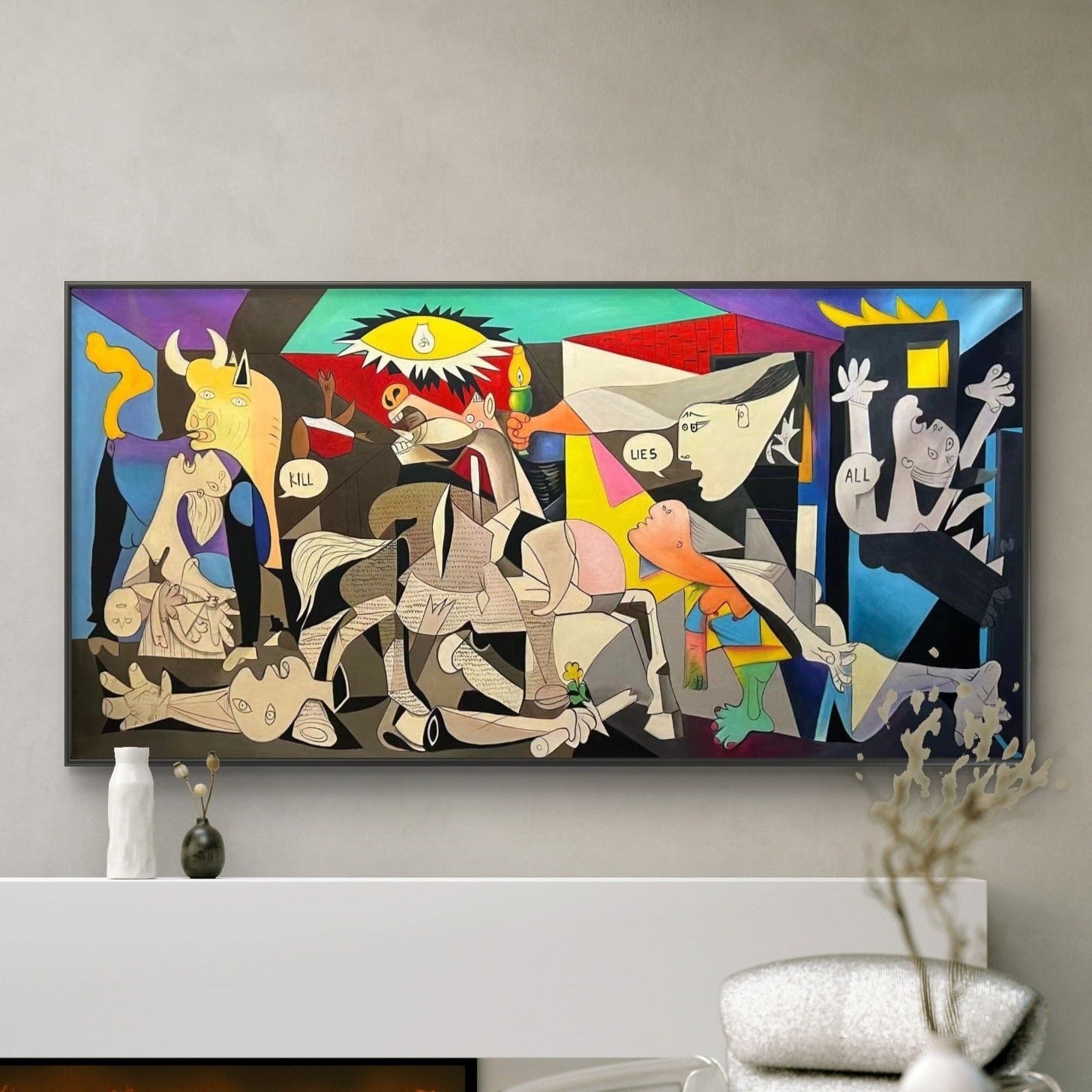 Abstract Modern Picasso Inspired Art