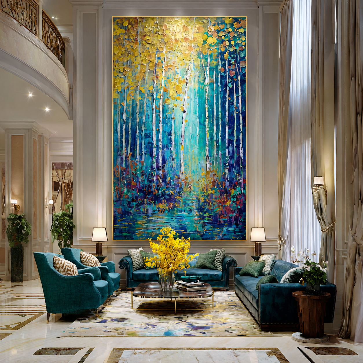A_breathtaking_original_abstract_painting_with_metal_golden_frame.png