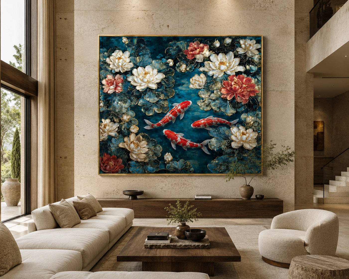 Koi & Lotus