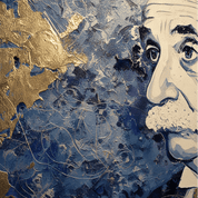 Edition of 1: Scientific Genius Portrait, 1950s