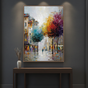 Colorful City Trees