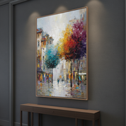 Colorful City Trees