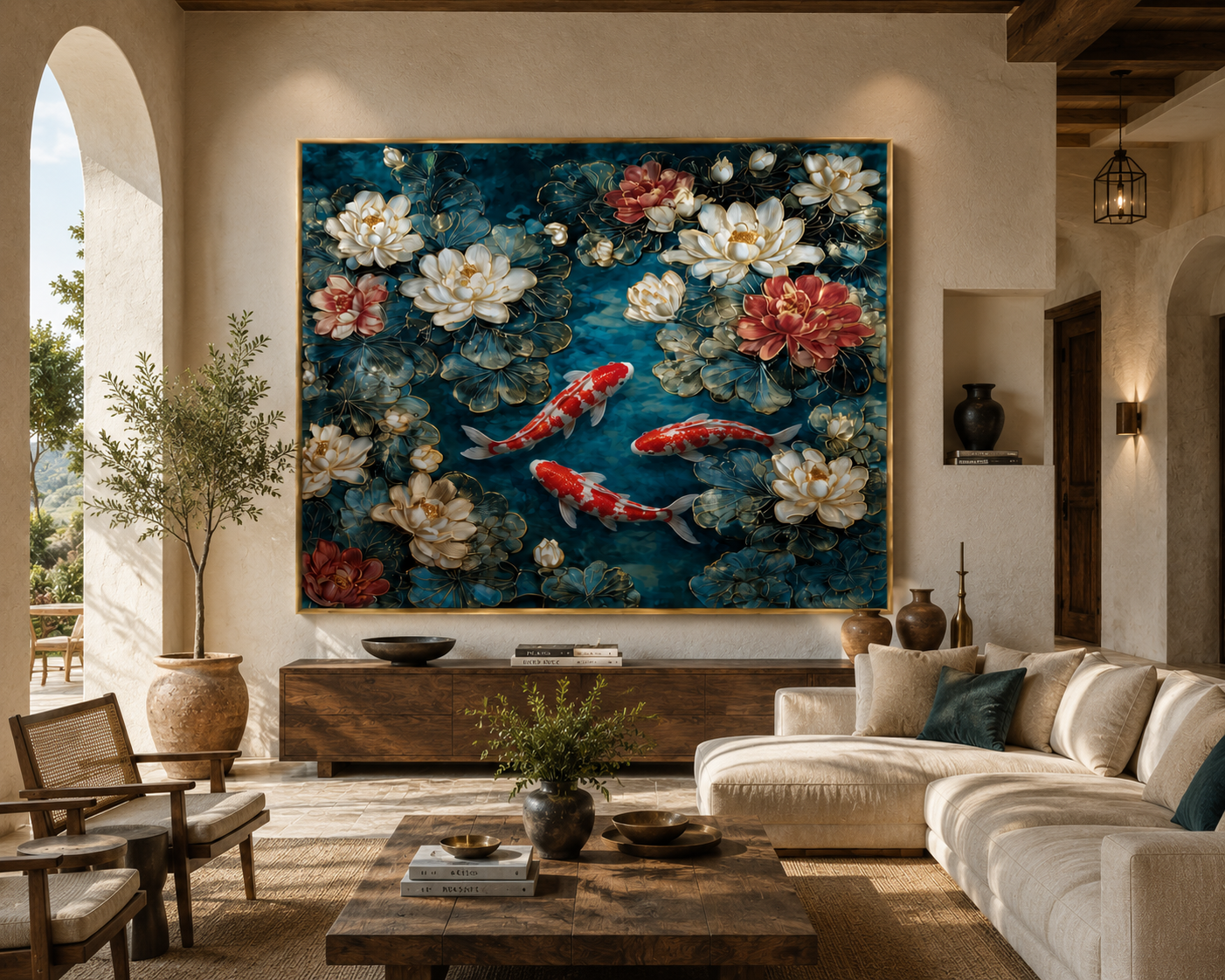 Koi & Lotus