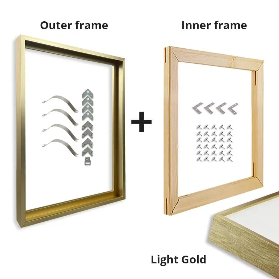 Ultra Thin Modern Metal Canvas Painting Frames 80x160cm