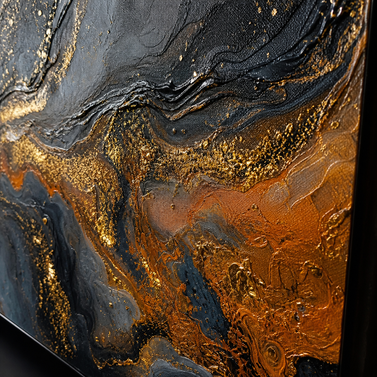 Texturedswirlsofmetallicgoldandrustwallart.png