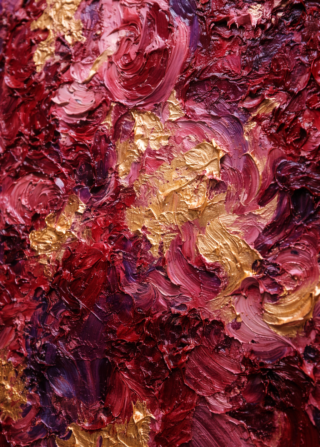 Texturedswirlsofredandgoldofafloralpainting.png