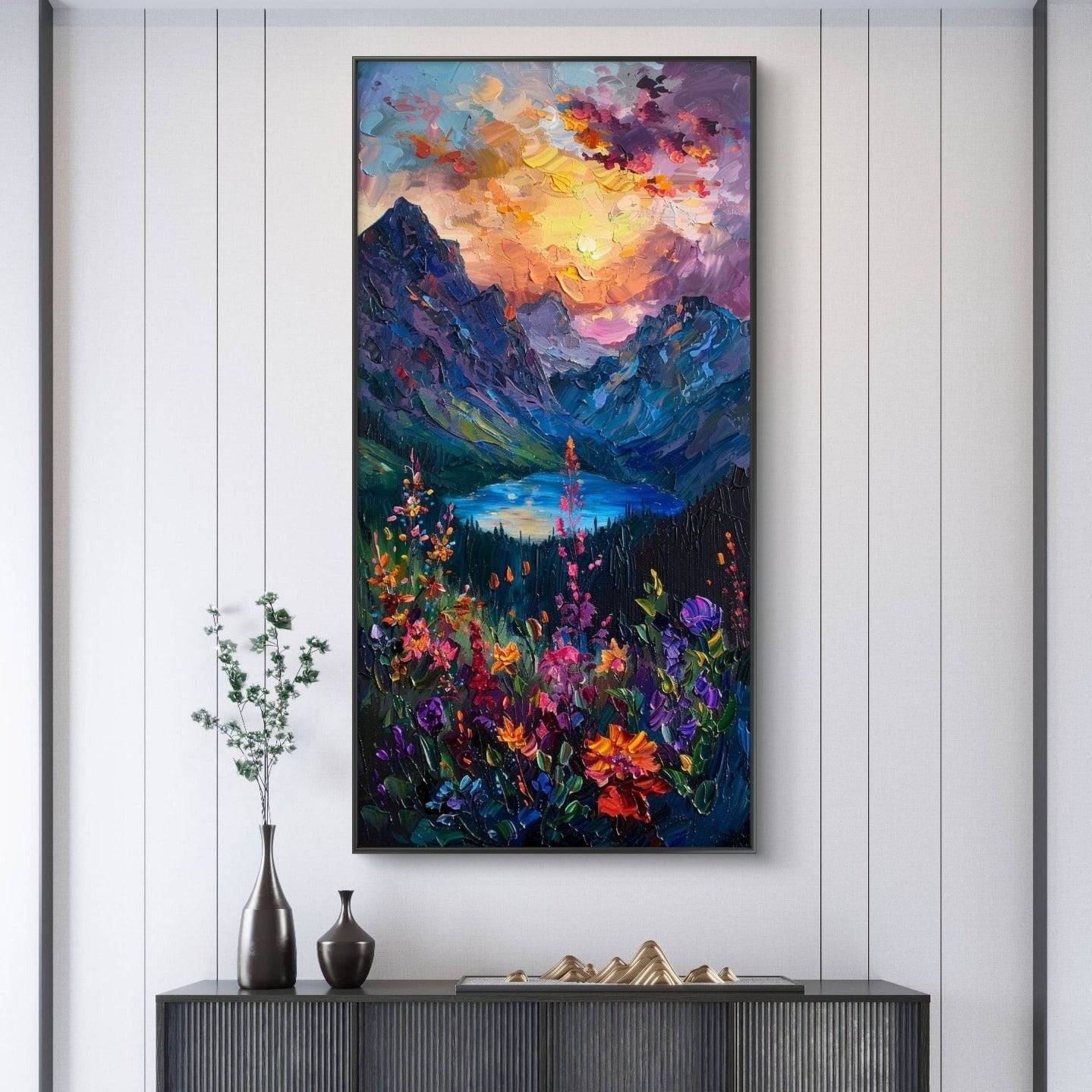 Valley of Dreams Nature Landscapes Paintings Wall Decor – Radikal Homes