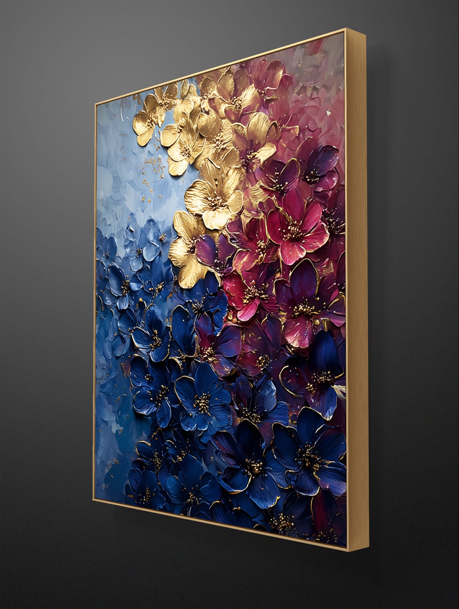 Radiance in Blue and Gold
