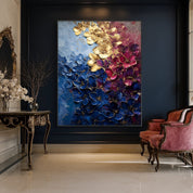Radiance in Blue and Gold
