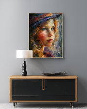 portrait painting on canvas from photo