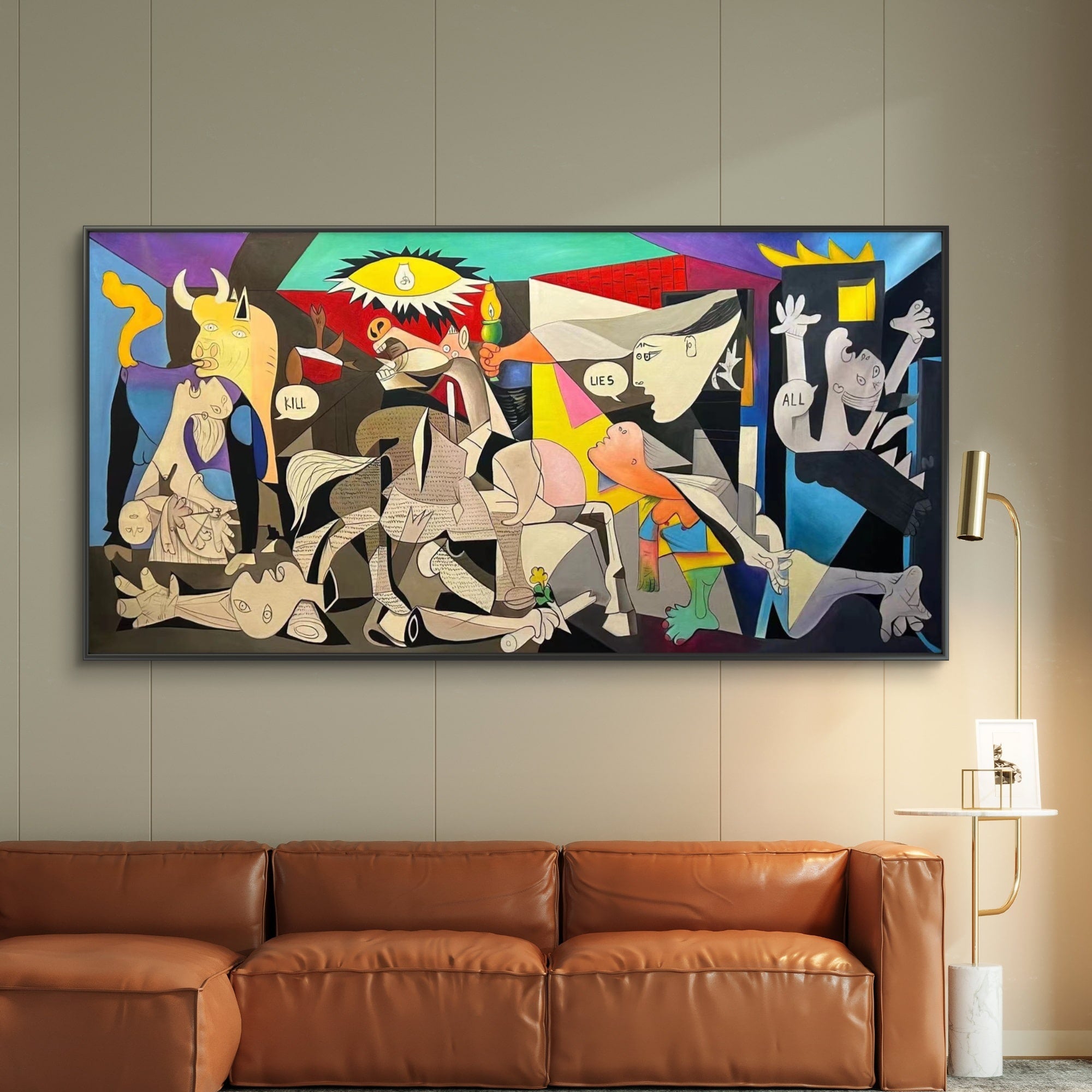 Abstract Modern Picasso Inspired Wall Decor