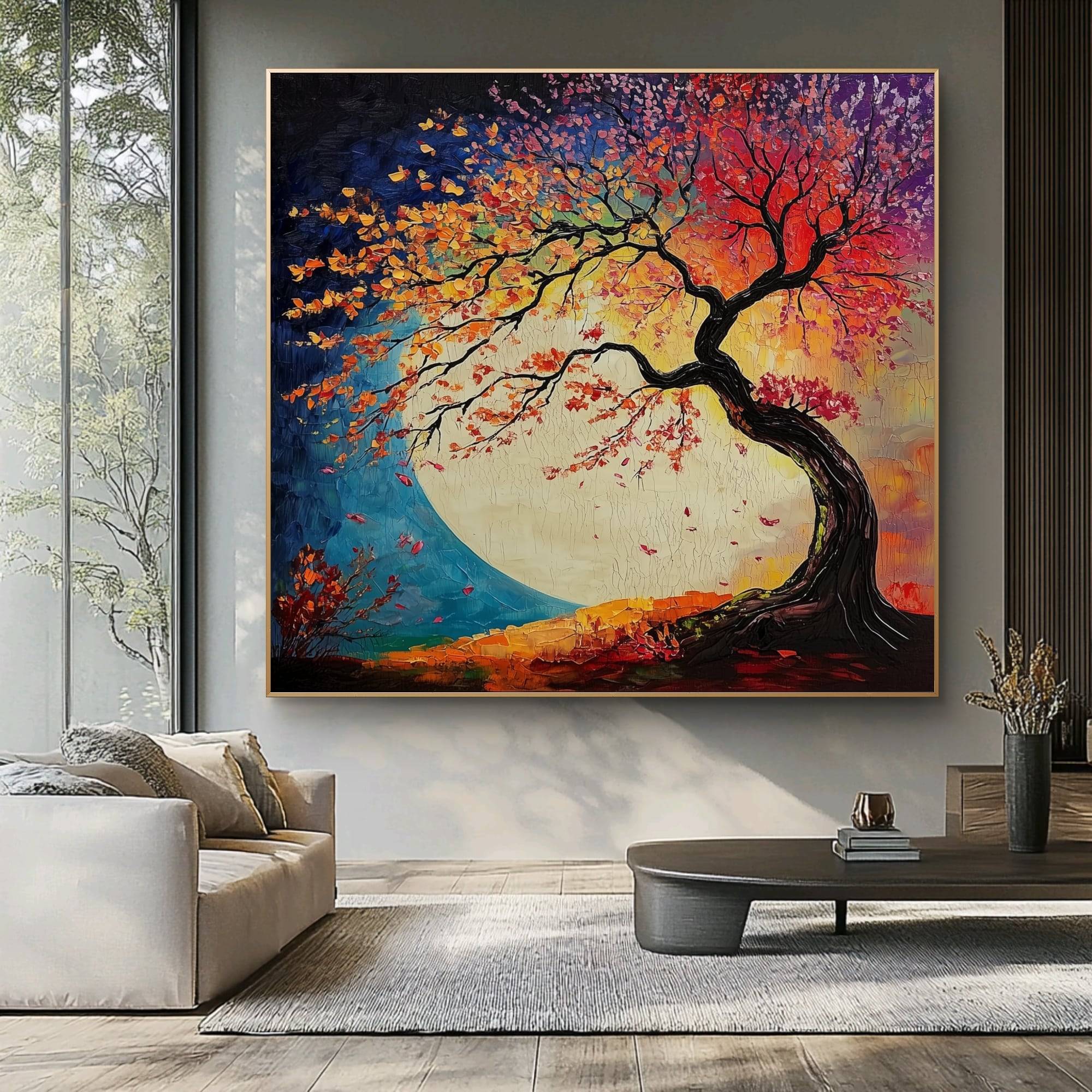 Celestial Moonlit Tree