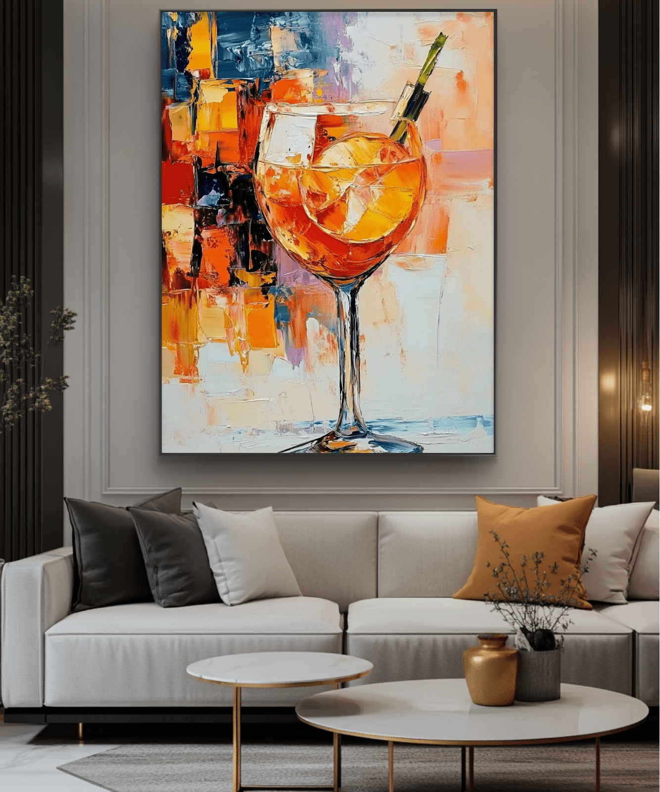 Cocktail painting