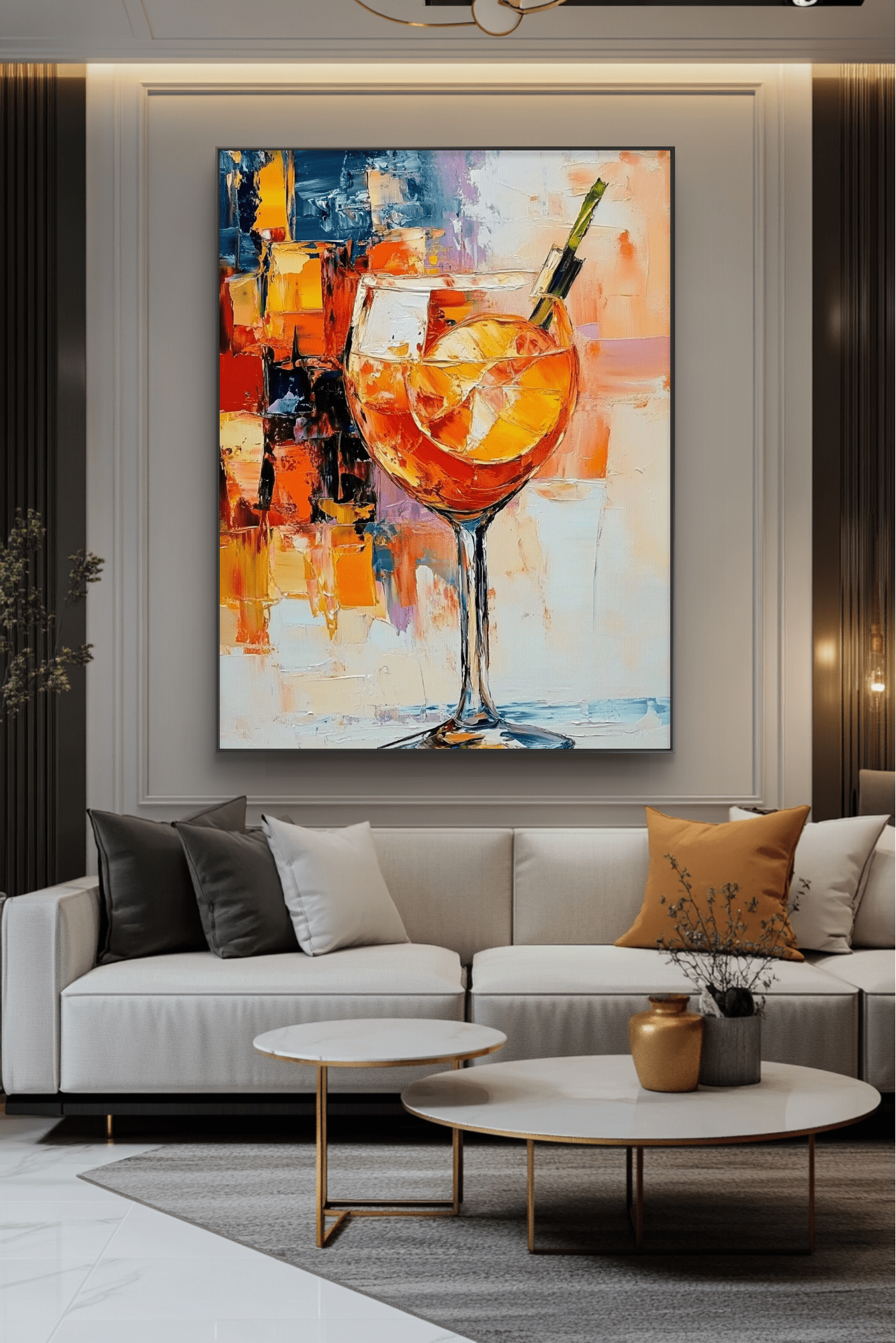 Cocktail painting