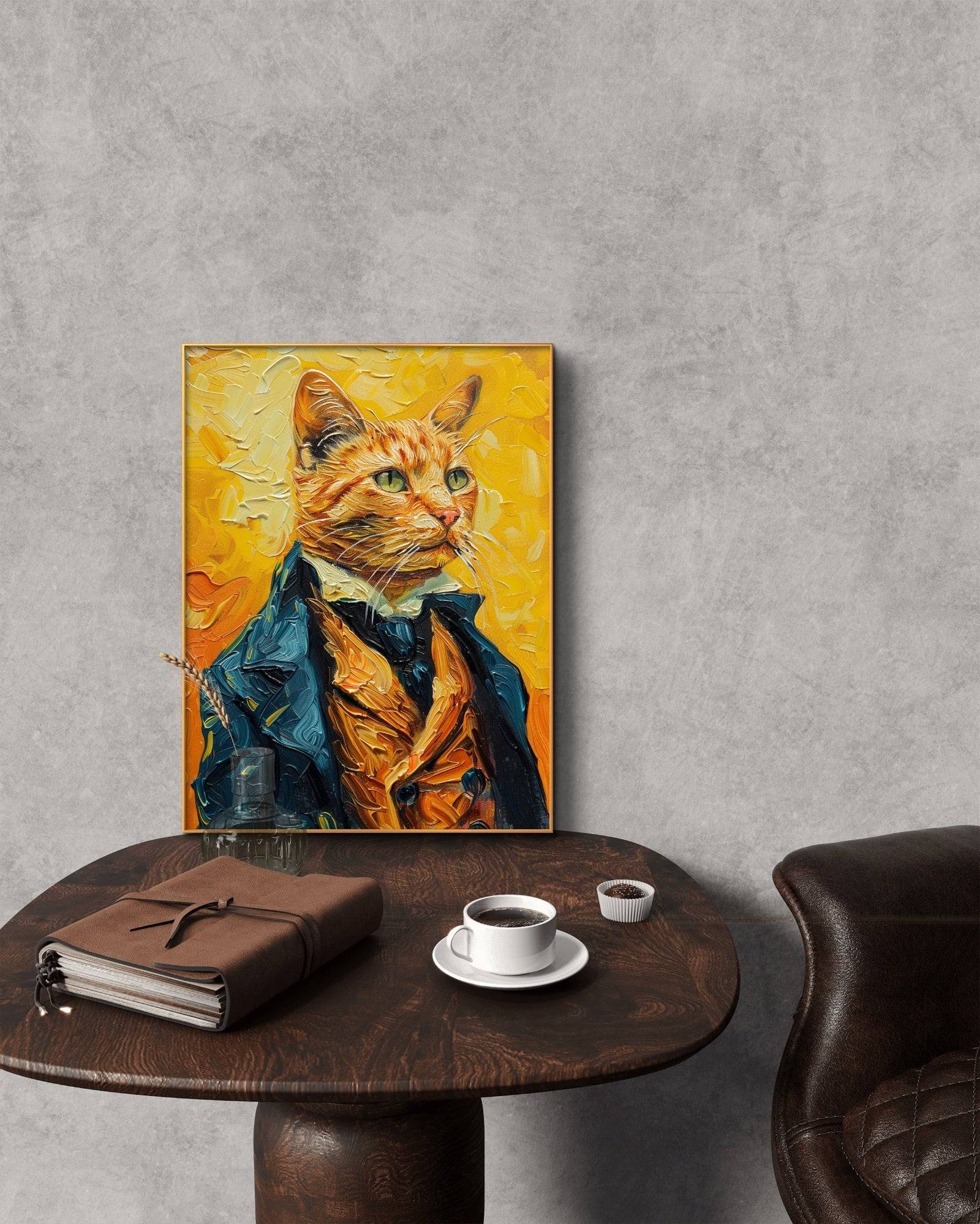 Custom Pet Portrait in Famous Artists' Style