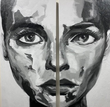 Female Portrait - Custom Order 52”x 63” / 130x160cm) WxH