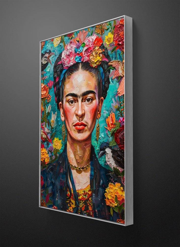 Colorful Tribute to Frida Kahlo