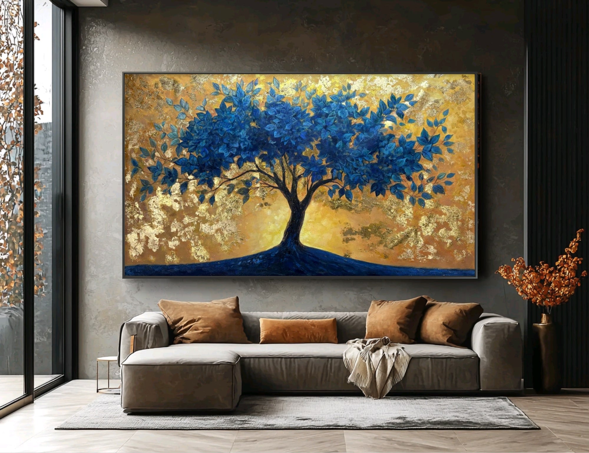 Sun-Kissed Sapphire Tree