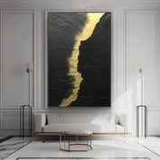 golden minimalist wall art