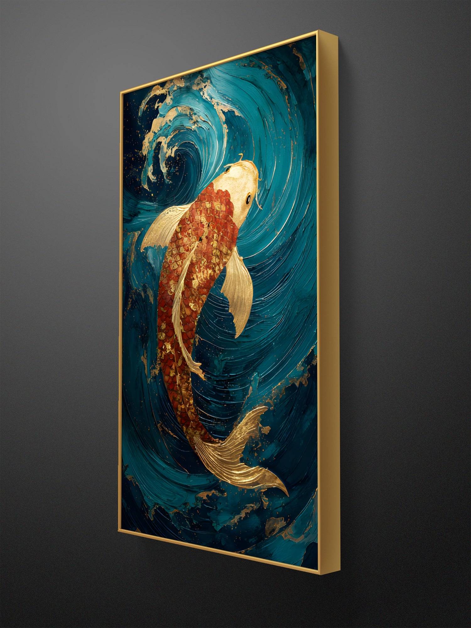 The Fortunate - Koi Fish Canvas Wall Art | Radikal Homes