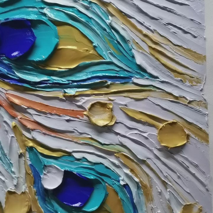 peacock's paintings details