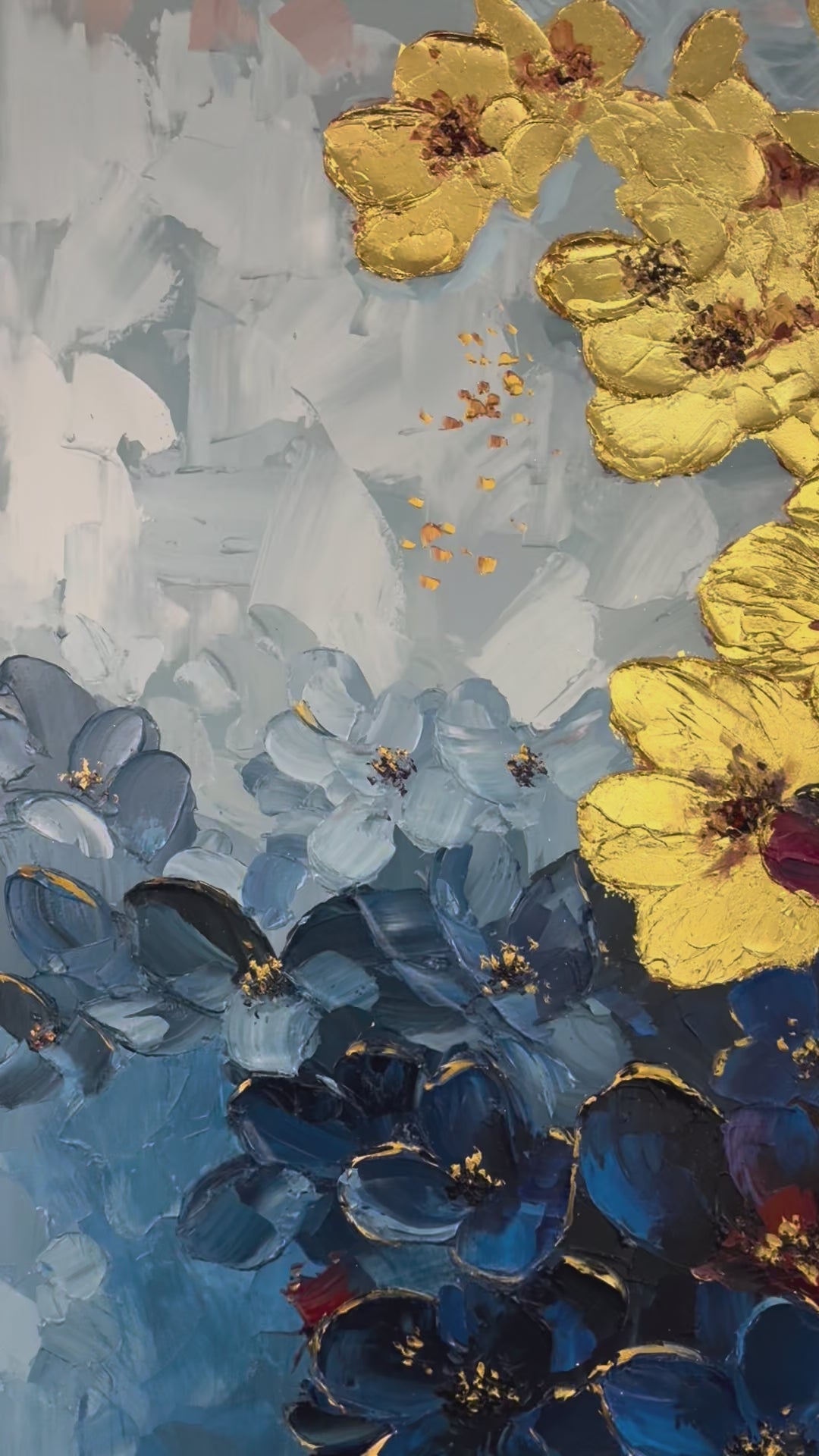 Radiance in Blue and Gold