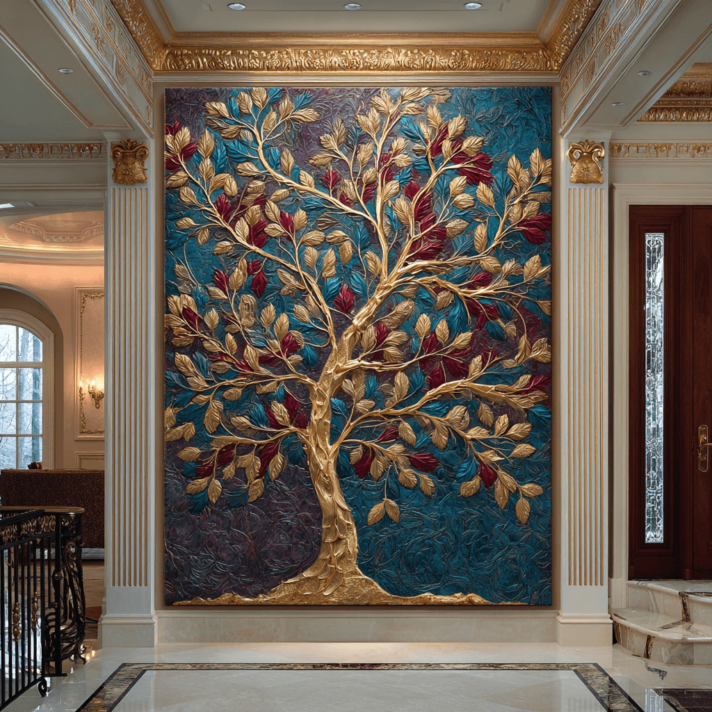 yubran_Luxurious_tree_of_life_painting_with_raised_3D_metallic__94a375ec-d6cf-45ab-b5bf-a6e351162677.png
