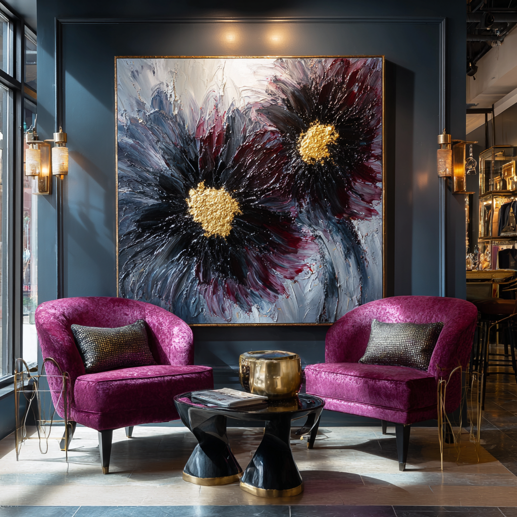 yubran_Oversized_painting_of_dramatic_flowers_with_glossy_obsid_fa274bd3-5d42-423d-be60-8f8131dd0693.png
