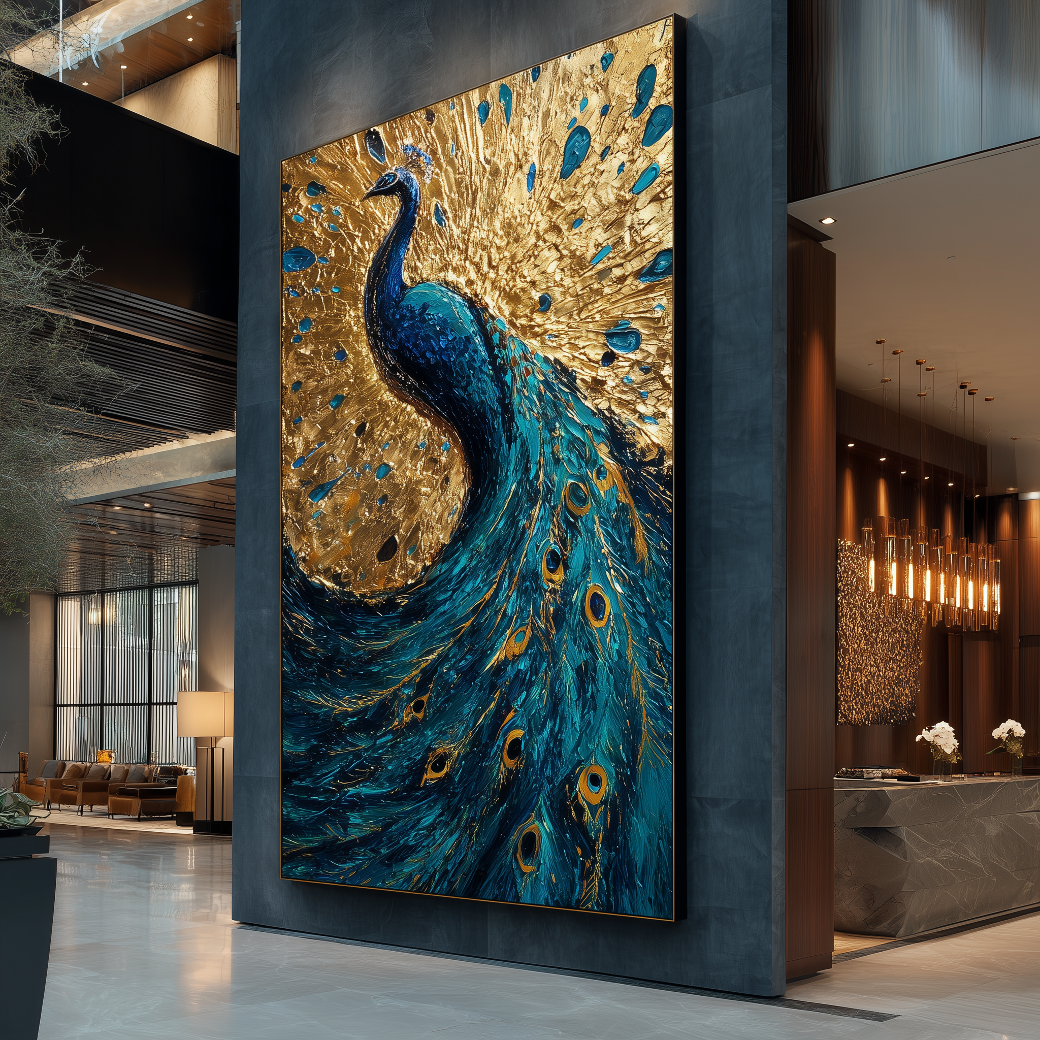 yubran_Oversized_painting_of_peacock_with_tail_fully_spread_in__a11ee151-2f0b-49ae-ba14-1a7dca6075cc.png